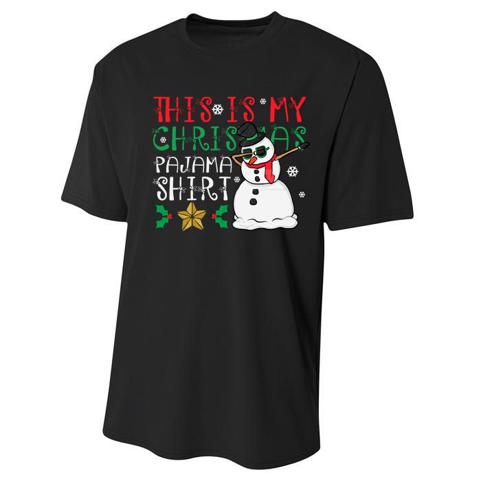 This Is My Christmas Pajama Holiday Performance Sprint T-Shirt