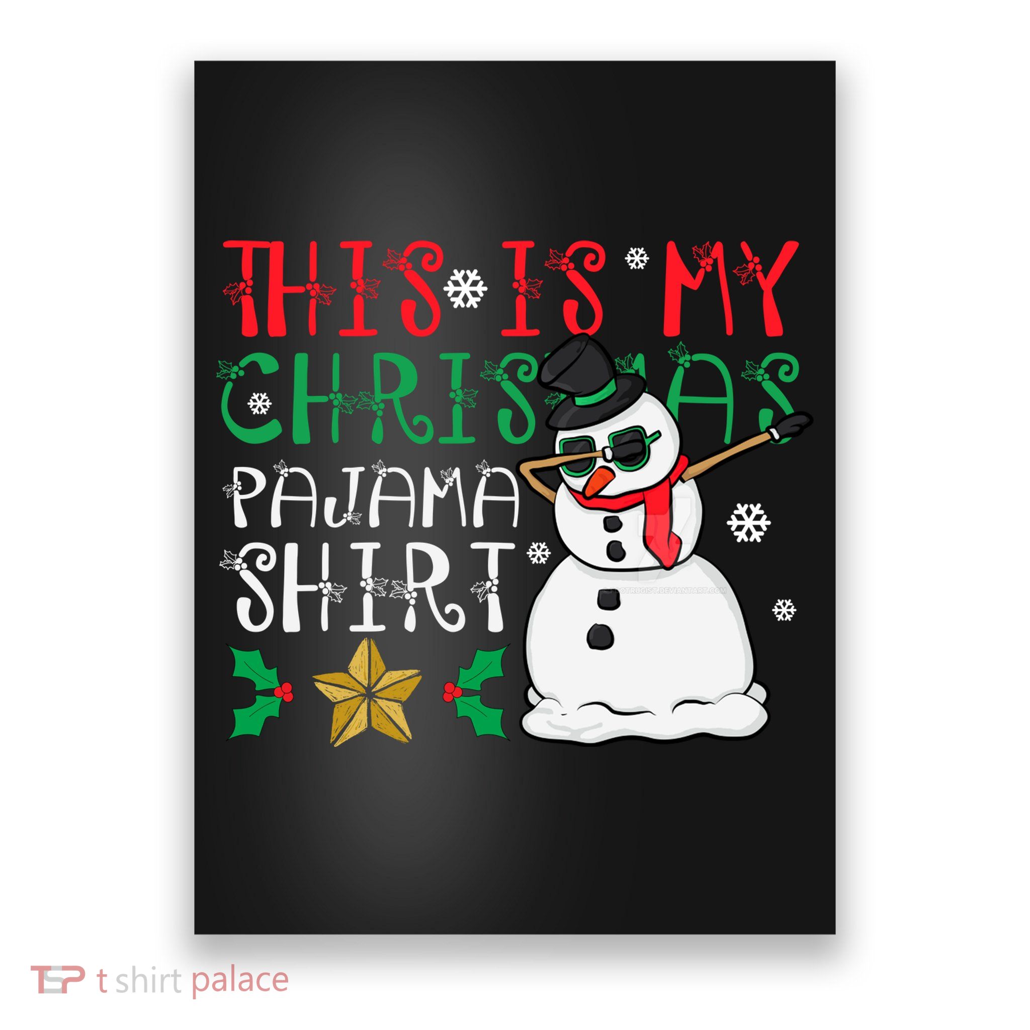 This Is My Christmas Pajama Holiday Poster