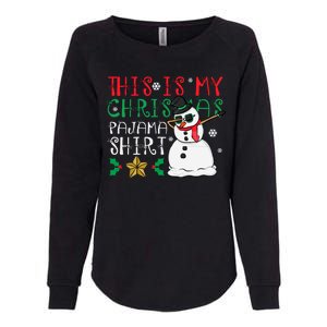 This Is My Christmas Pajama Holiday Womens California Wash Sweatshirt