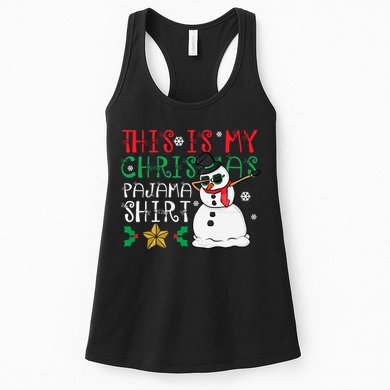 This Is My Christmas Pajama Holiday Womens Tank Top