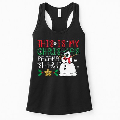 This Is My Christmas Pajama Holiday Womens Tank Top