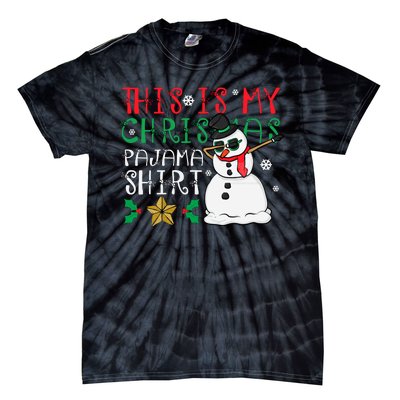 This Is My Christmas Pajama Holiday Tie-Dye T-Shirt