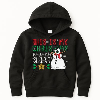 This Is My Christmas Pajama Holiday Kids Hoodie