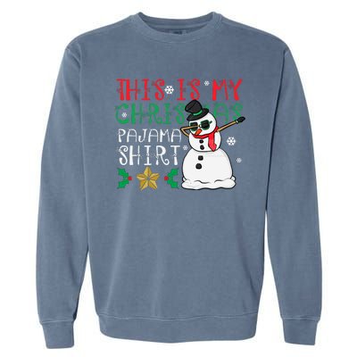 This Is My Christmas Pajama Holiday Garment-Dyed Sweatshirt