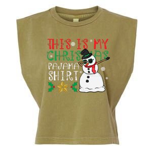 This Is My Christmas Pajama Holiday Garment-Dyed Women's Muscle Tee