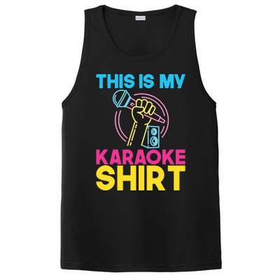 This Is My Karaoke Microphone Singing Lover Hoodie PosiCharge Competitor Tank