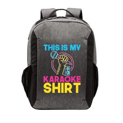 This Is My Karaoke Microphone Singing Lover Hoodie Vector Backpack