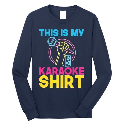 This Is My Karaoke Microphone Singing Lover Hoodie Long Sleeve Shirt