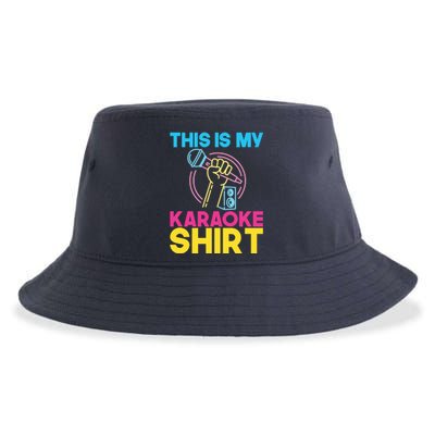 This Is My Karaoke Microphone Singing Lover Hoodie Sustainable Bucket Hat