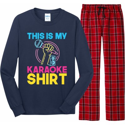 This Is My Karaoke Microphone Singing Lover Hoodie Long Sleeve Pajama Set