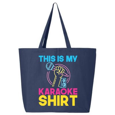 This Is My Karaoke Microphone Singing Lover Hoodie 25L Jumbo Tote