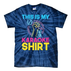 This Is My Karaoke Microphone Singing Lover Hoodie Tie-Dye T-Shirt