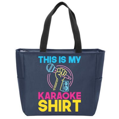 This Is My Karaoke Microphone Singing Lover Hoodie Zip Tote Bag