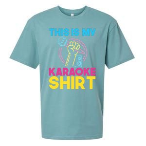 This Is My Karaoke Microphone Singing Lover Hoodie Sueded Cloud Jersey T-Shirt