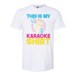 This Is My Karaoke Microphone Singing Lover Hoodie Softstyle CVC T-Shirt