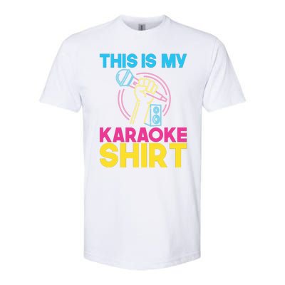 This Is My Karaoke Microphone Singing Lover Hoodie Softstyle® CVC T-Shirt