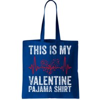 This Is My Valentine Pajama Gift Video Game Lover Gift Tote Bag