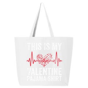 This Is My Valentine Pajama Gift Video Game Lover Gift 25L Jumbo Tote