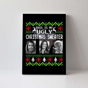 This Is My Ugly Christmas Anti Biden Sweater Christmas Gifts Canvas