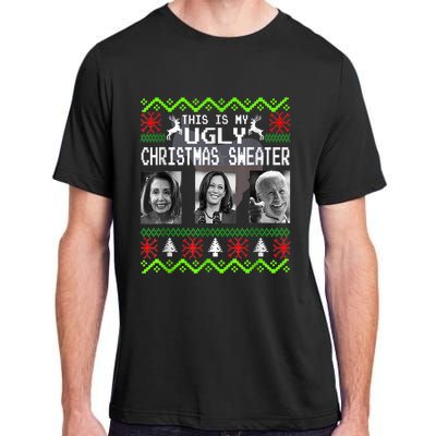 This Is My Ugly Christmas Anti Biden Sweater Christmas Gifts Adult ChromaSoft Performance T-Shirt