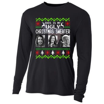 This Is My Ugly Christmas Anti Biden Sweater Christmas Gifts Cooling Performance Long Sleeve Crew