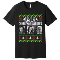 This Is My Ugly Christmas Anti Biden Sweater Christmas Gifts Premium T-Shirt