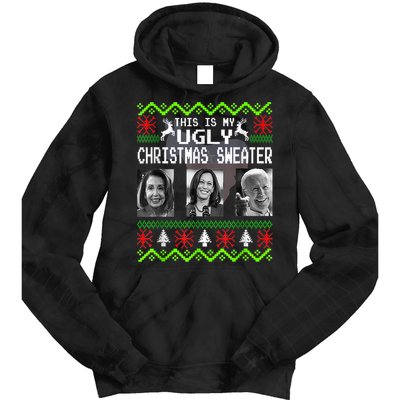 This Is My Ugly Christmas Anti Biden Sweater Christmas Gifts Tie Dye Hoodie