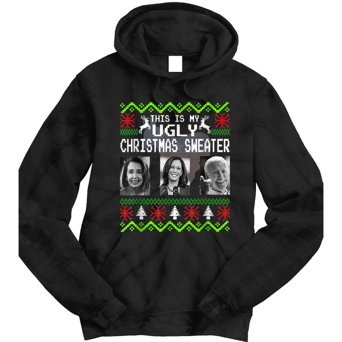 This Is My Ugly Christmas Anti Biden Sweater Christmas Gifts Tie Dye Hoodie