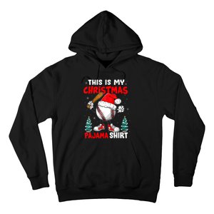 This Is My Christmas Pajama Baseball Hoodie