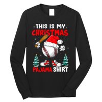 This Is My Christmas Pajama Baseball Long Sleeve Shirt