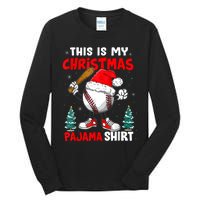 This Is My Christmas Pajama Baseball Tall Long Sleeve T-Shirt