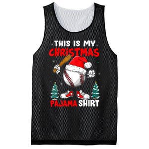 This Is My Christmas Pajama Baseball Mesh Reversible Basketball Jersey Tank