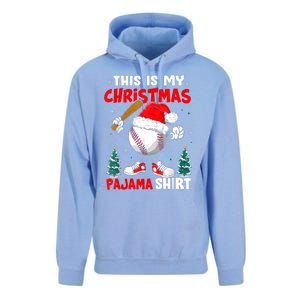 This Is My Christmas Pajama Baseball Unisex Surf Hoodie