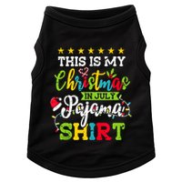 This Is My Christmas In July Pajama Hawaiian Summer Tank Top Doggie Tank