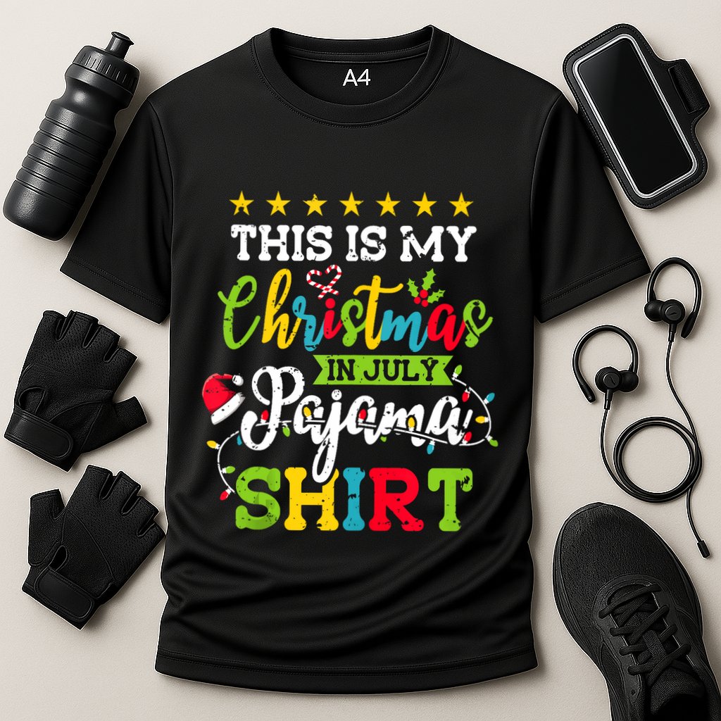 This Is My Christmas In July Pajama Hawaiian Summer Tank Top Performance Shirt
