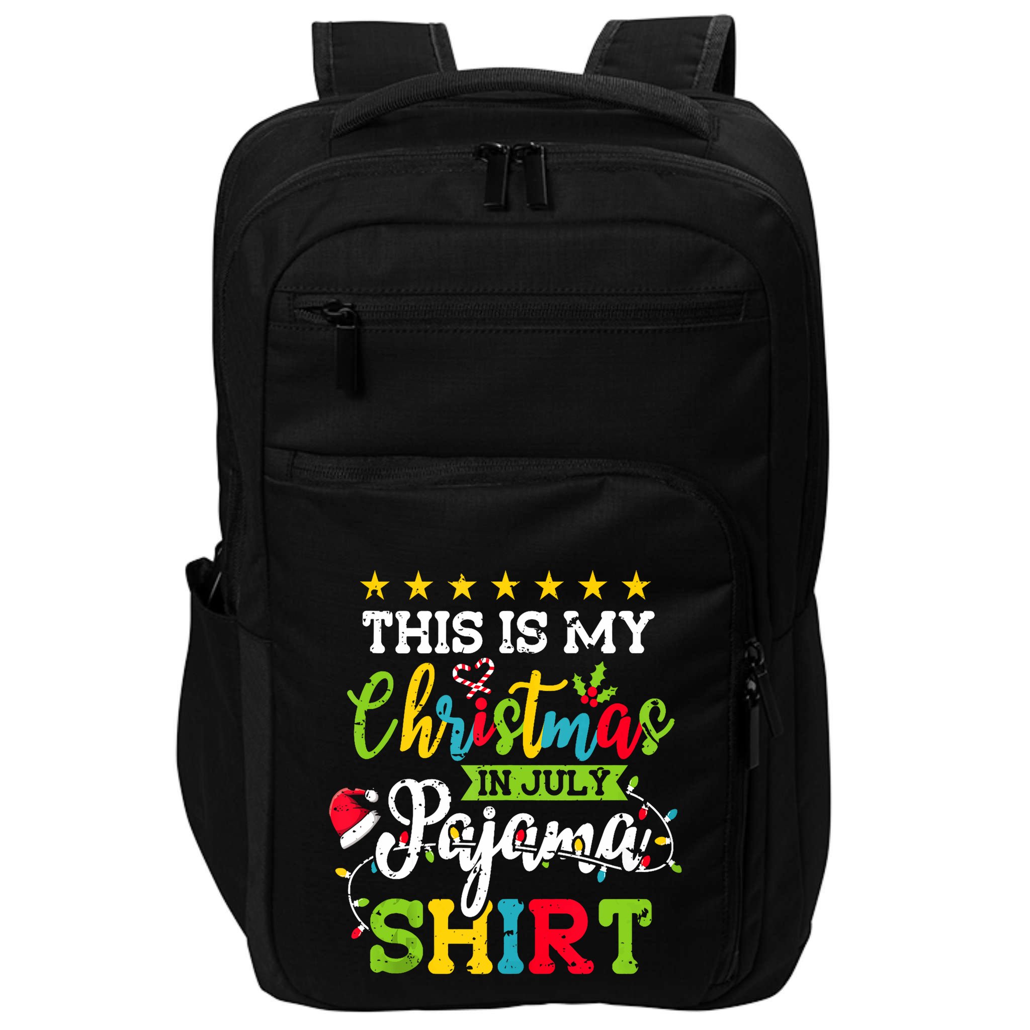 This Is My Christmas In July Pajama Hawaiian Summer Tank Top Impact Tech Backpack