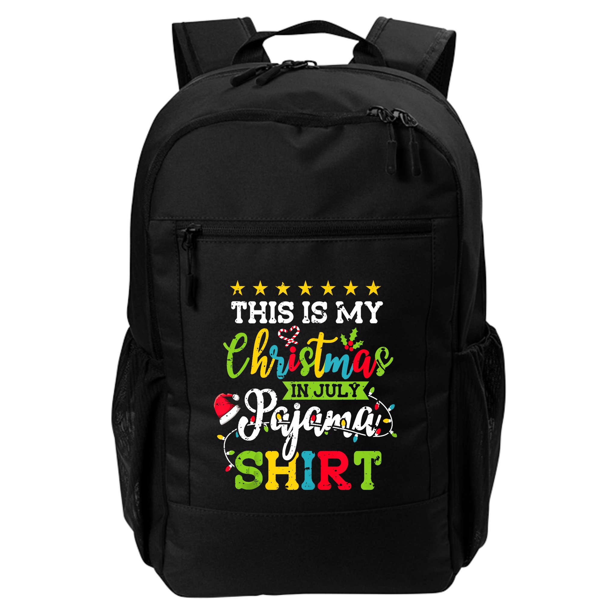This Is My Christmas In July Pajama Hawaiian Summer Tank Top Backpack