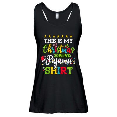 This Is My Christmas In July Pajama Hawaiian Summer Tank Top Ladies Essential Flowy Tank