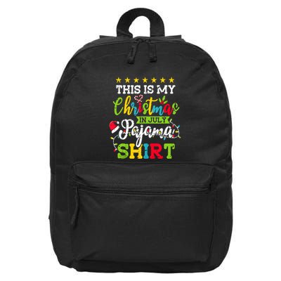 This Is My Christmas In July Pajama Hawaiian Summer Tank Top 16 in Basic Backpack