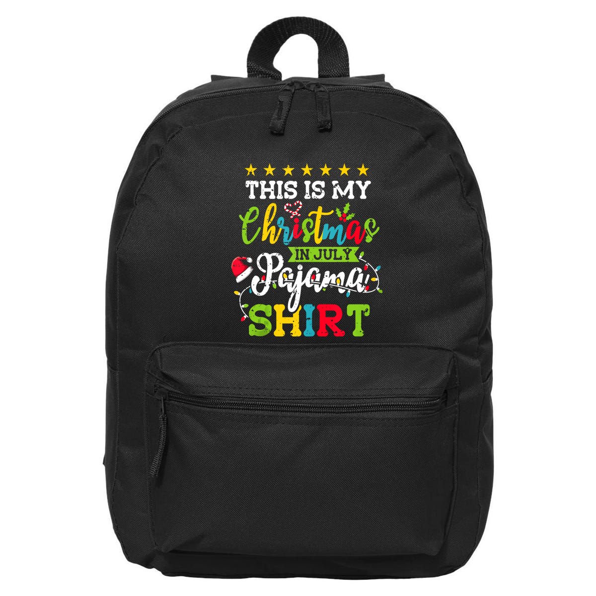 This Is My Christmas In July Pajama Hawaiian Summer Tank Top 16 in Basic Backpack