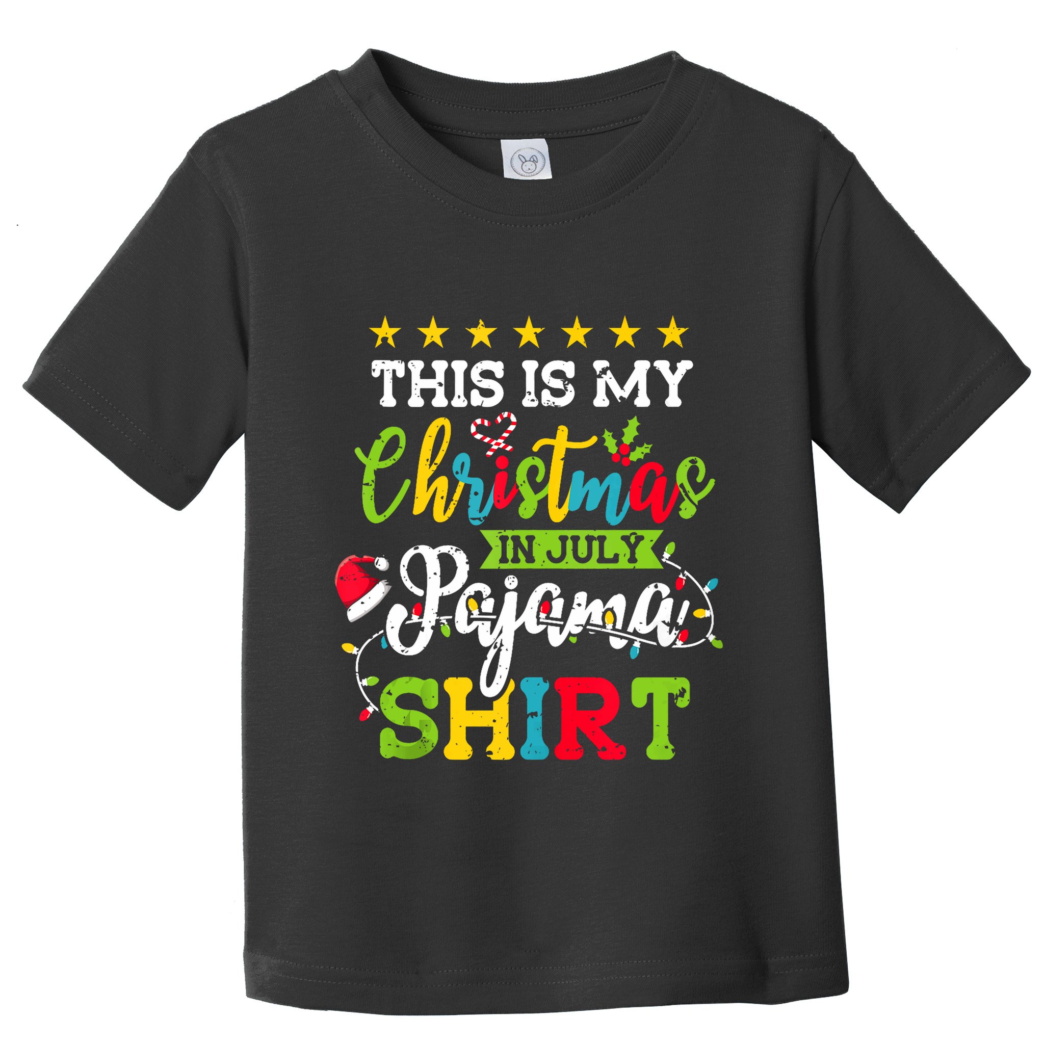 This Is My Christmas In July Pajama Hawaiian Summer Tank Top Toddler T-Shirt
