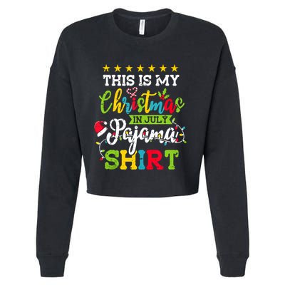 This Is My Christmas In July Pajama Hawaiian Summer Tank Top Cropped Pullover Crew