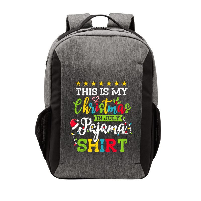 This Is My Christmas In July Pajama Hawaiian Summer Tank Top Vector Backpack