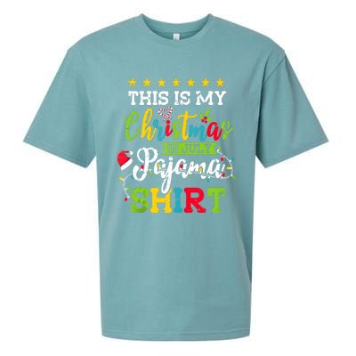 This Is My Christmas In July Pajama Hawaiian Summer Tank Top Sueded Cloud Jersey T-Shirt