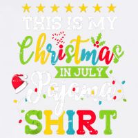 This Is My Christmas In July Pajama Hawaiian Summer Tank Top Garment-Dyed Sweatshirt