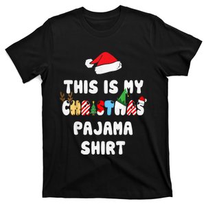 This Is My Christmas Pajama Shirt Funny Christmas T-Shirt