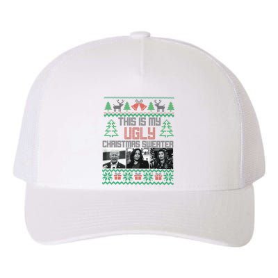 This Is My Ugly Christmas Sweater Funny Anti Biden FJB Yupoong Adult 5-Panel Trucker Hat