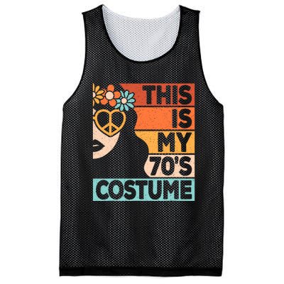 This Is My 70s Costume 70s Disco 1970s 70s Outfit Mesh Reversible Basketball Jersey Tank