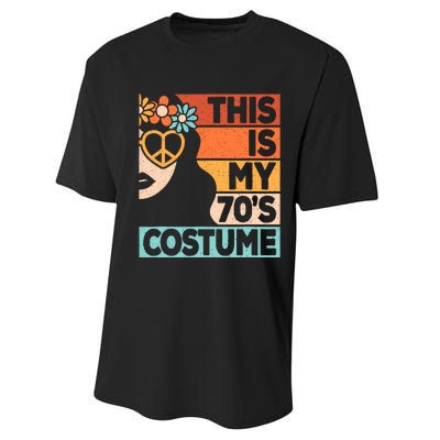 This Is My 70s Costume 70s Disco 1970s 70s Outfit Performance Sprint T-Shirt