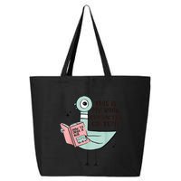 This Is My Book Character Costume Pigeon Reading 25L Jumbo Tote